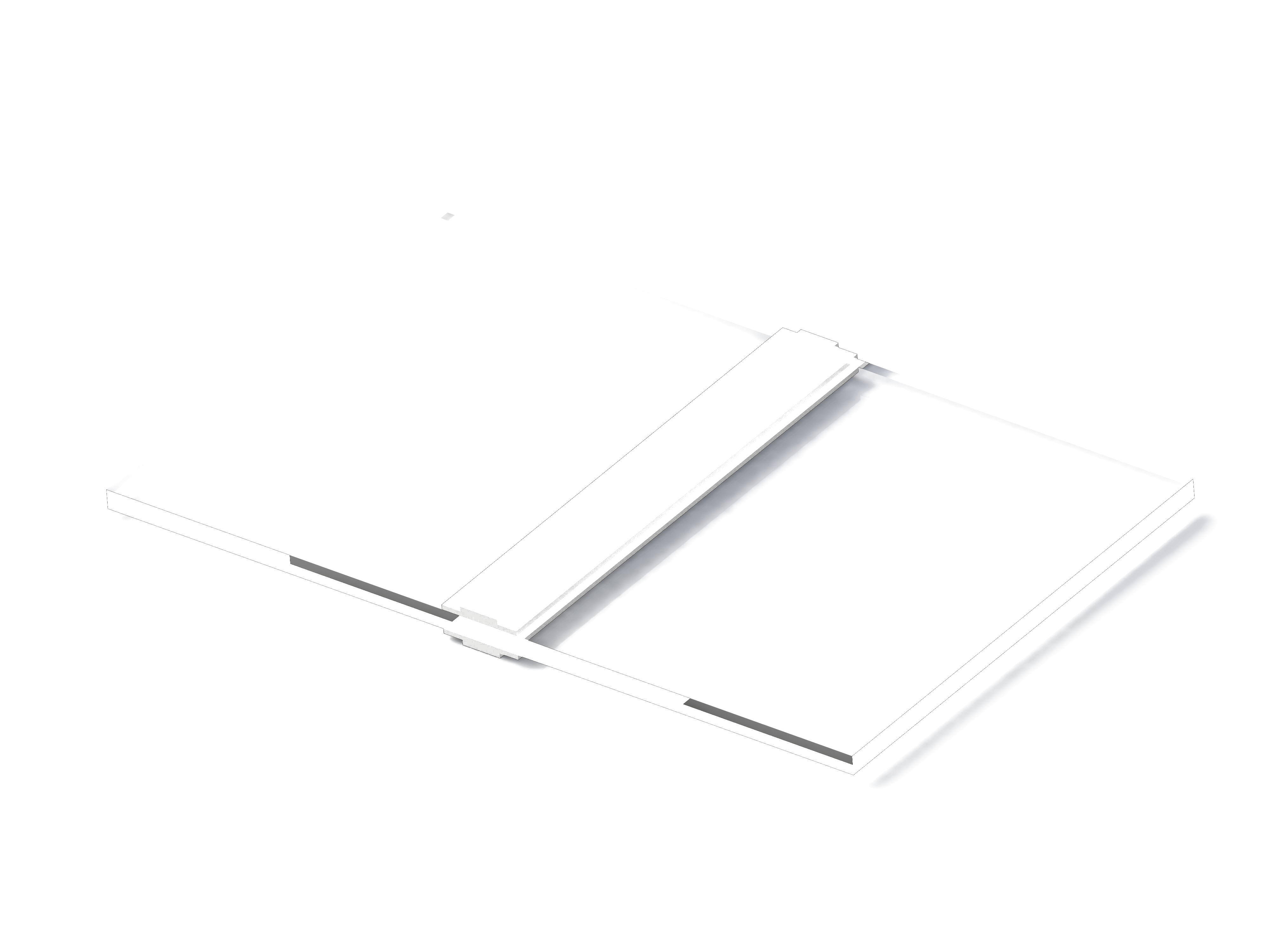 Steel-look zwart